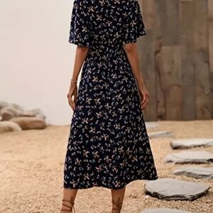 Boho Chic Flutter Sleeve Dress